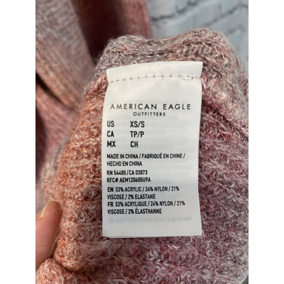 American Eagle Ombre Knit Open Long Cardigan Sweater Women's XS/S - Picture 5 of 6